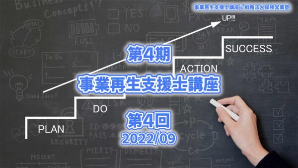 【受講者専用】 【第４回】第４期（2022）事業再生支援士　育成　講座